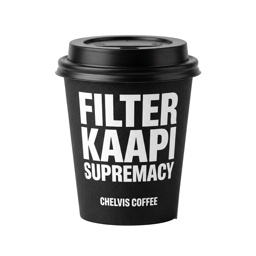Filter Kaapi Supremacy Matte Black Cup
